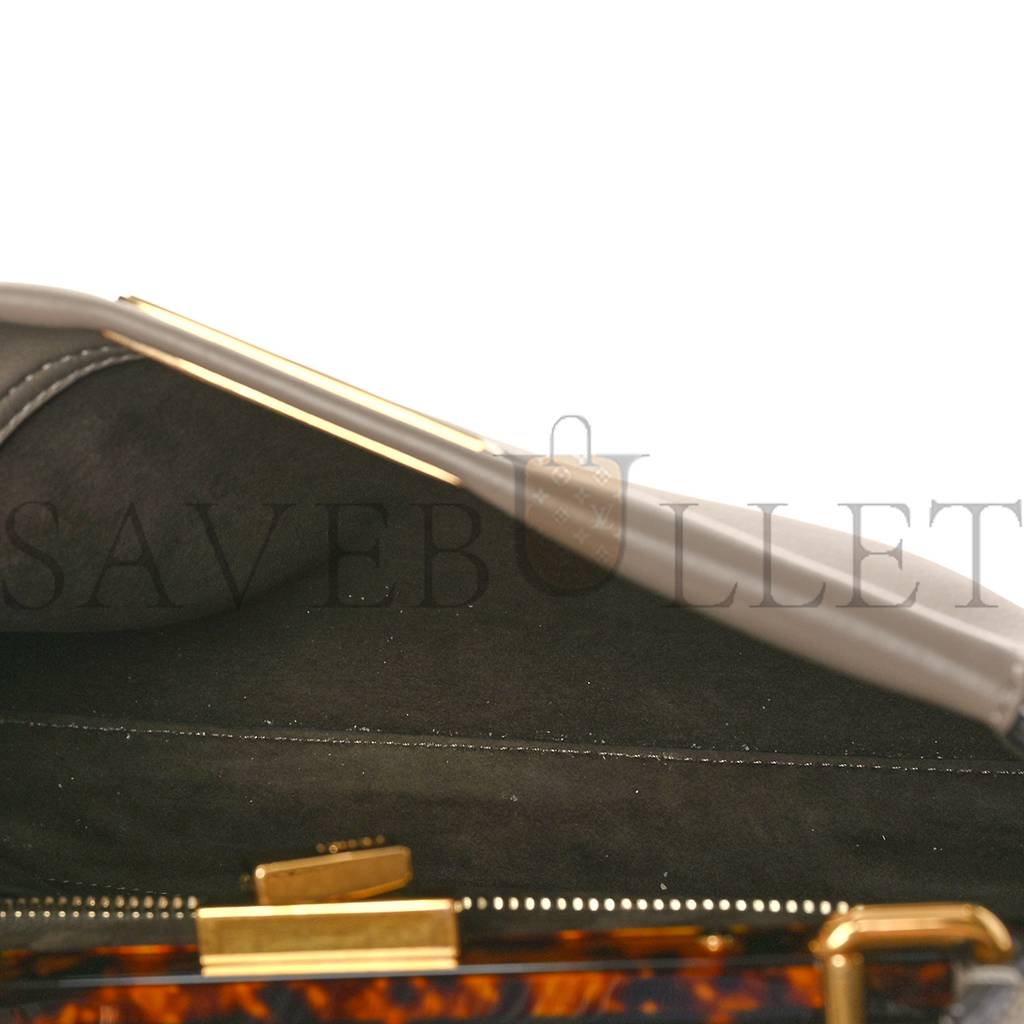 FENDI VITELLO SETA PLEXIGLASS TORTOISE MEDIUM PEEKABOO ICONIC SATCHEL TORTORA (33*25*13cm) FENDI VITELLO SETA PLEXIGLASS TORTOISE MEDIUM PEEKABOO ICONIC SATCHEL TORTORA (33*25*13cm)