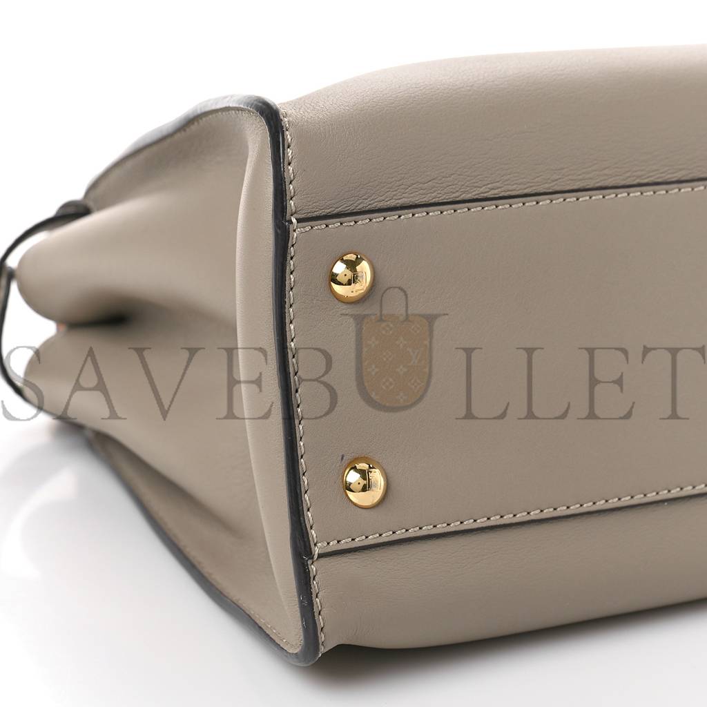 FENDI VITELLO SETA PLEXIGLASS TORTOISE MEDIUM PEEKABOO ICONIC SATCHEL TORTORA (33*25*13cm) FENDI VITELLO SETA PLEXIGLASS TORTOISE MEDIUM PEEKABOO ICONIC SATCHEL TORTORA (33*25*13cm)