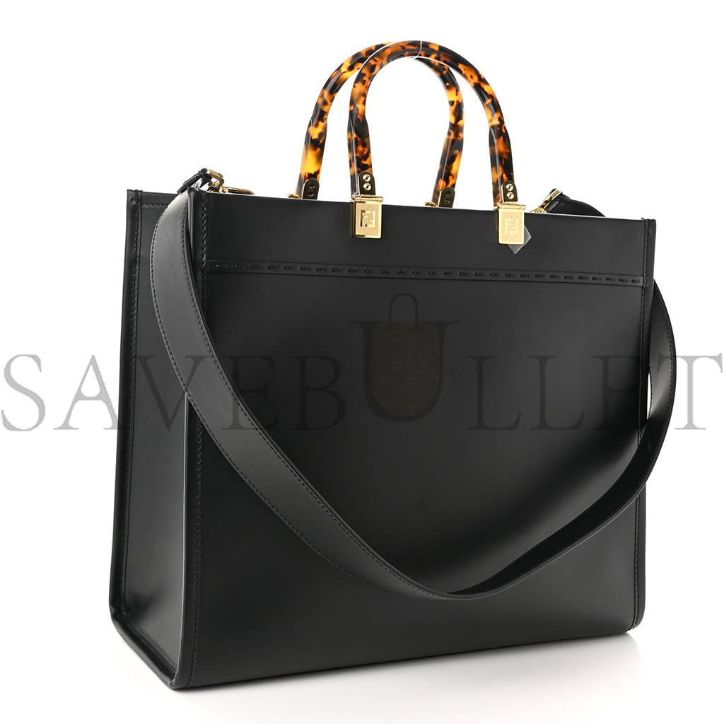 FENDI VITELLO KING PLEXIGLASS MEDIUM FENDI SUNSHINE SHOPPER TOTE BLACK (14*12*6cm) FENDI VITELLO KING PLEXIGLASS MEDIUM FENDI SUNSHINE SHOPPER TOTE BLACK (14*12*6cm)