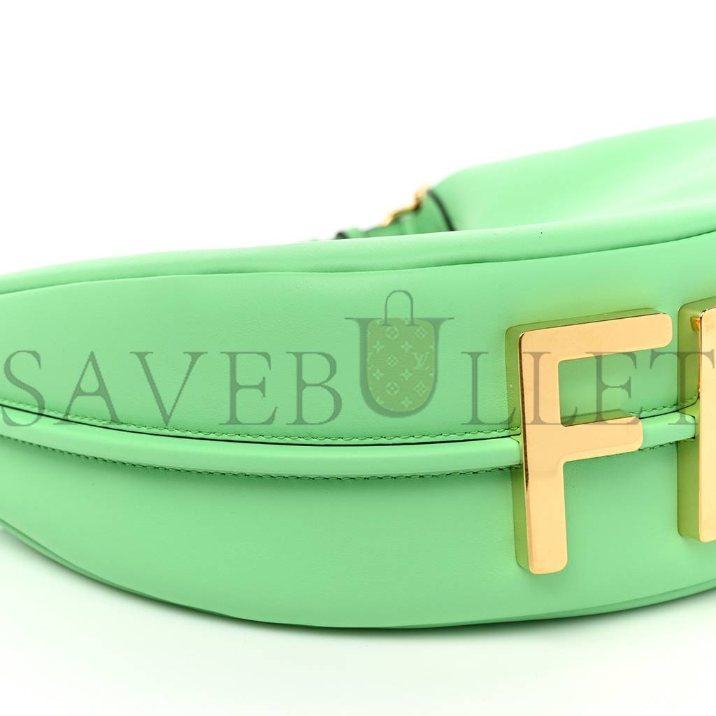 FENDI VITELLO GRACE MATTE SMALL FENDIGRAPHY HOBO BAG EDAMAME (27*18*10cm) FENDI VITELLO GRACE MATTE SMALL FENDIGRAPHY HOBO BAG EDAMAME (27*18*10cm)