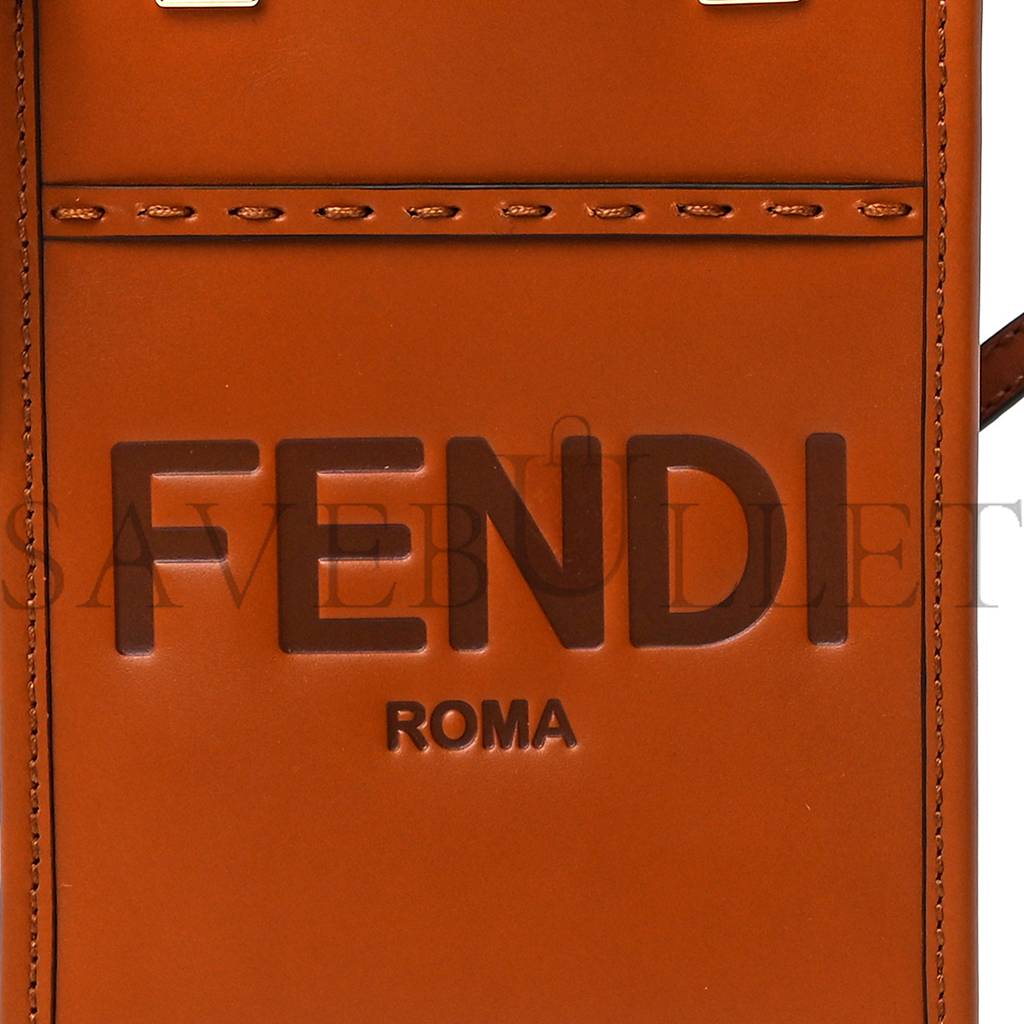 FENDI VITELLO KING PLEXIGLASS MINI FENDI SUNSHINE SHOPPER TOTE CUOIO (18*13*6cm) FENDI VITELLO KING PLEXIGLASS MINI FENDI SUNSHINE SHOPPER TOTE CUOIO (18*13*6cm)