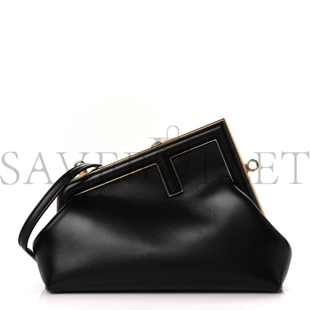 FENDI SHINY NAPPA SMALL FENDI FIRST BLACK (26*18*9.5cm) FENDI SHINY NAPPA SMALL FENDI FIRST BLACK (26*18*9.5cm)