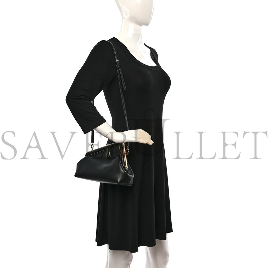 FENDI SHINY NAPPA SMALL FENDI FIRST BLACK (26*18*9.5cm) FENDI SHINY NAPPA SMALL FENDI FIRST BLACK (26*18*9.5cm)