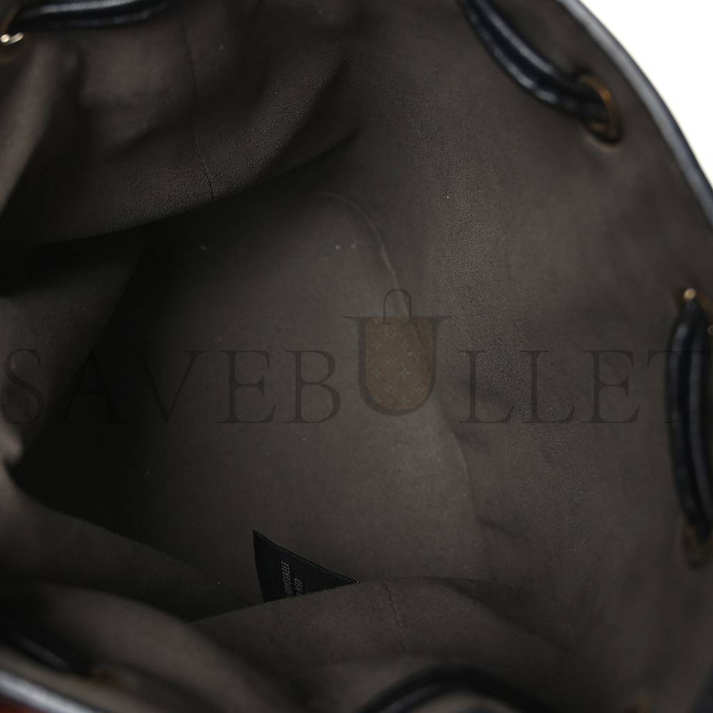 FENDI VITELLO LIBERTY F IS FENDI BI-COLOR FF 1974 EMBOSSED MINI MON TRESOR BUCKET BAG MAYA BLACK (18*11*10cm) FENDI VITELLO LIBERTY F IS FENDI BI-COLOR FF 1974 EMBOSSED MINI MON TRESOR BUCKET BAG MAYA BLACK (18*11*10cm)
