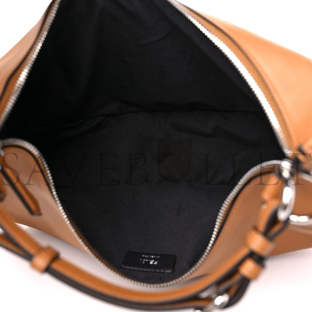 FENDI VITELLO GRACE MATTE MEDIUM FENDIGRAPHY HOBO BAG CARAMELLO (27*22*11cm) FENDI VITELLO GRACE MATTE MEDIUM FENDIGRAPHY HOBO BAG CARAMELLO (27*22*11cm)