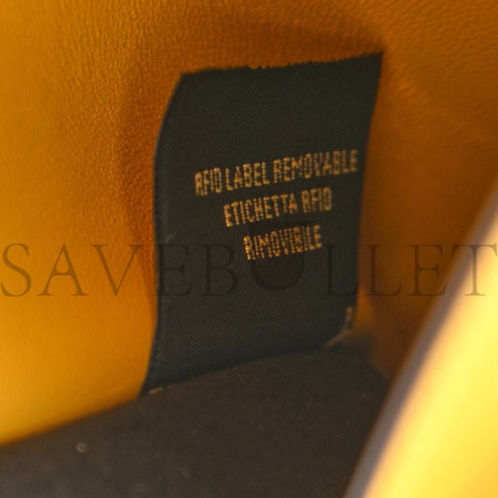 FENDI X SARAH COLEMAN NAPPA FF FISH EYE EMBOSSED MINI PEEKABOO I SEE U SATCHEL MIMOSA (25*20*9cm) FENDI X SARAH COLEMAN NAPPA FF FISH EYE EMBOSSED MINI PEEKABOO I SEE U SATCHEL MIMOSA (25*20*9cm)