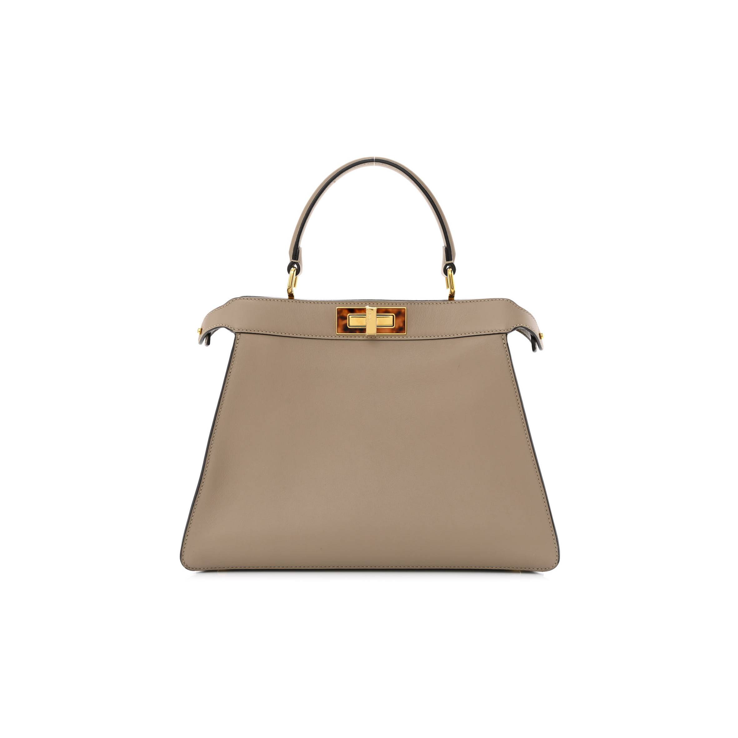 FENDI VITELLO SETA PLEXIGLASS TORTOISE MEDIUM PEEKABOO ICONIC SATCHEL TORTORA (34*25*13cm) FENDI VITELLO SETA PLEXIGLASS TORTOISE MEDIUM PEEKABOO ICONIC SATCHEL TORTORA (34*25*13cm)
