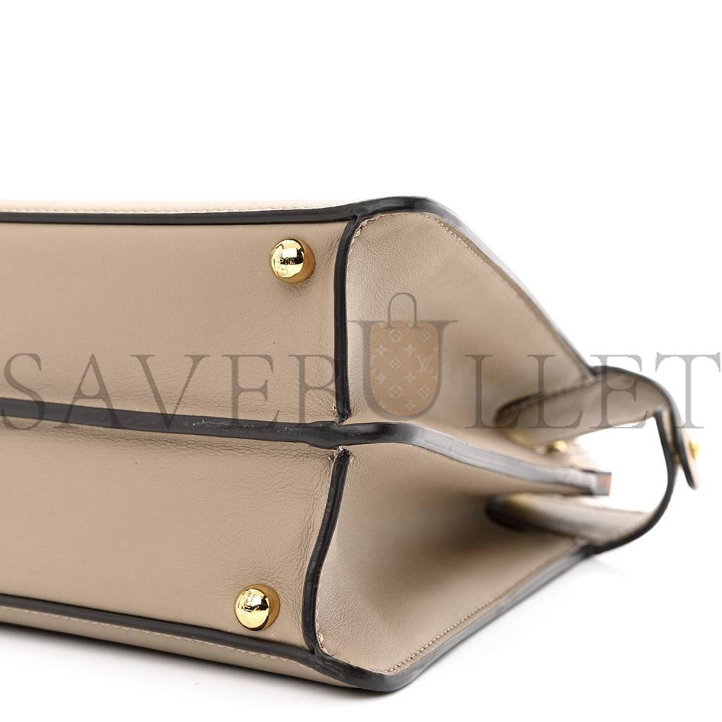 FENDI VITELLO SETA PLEXIGLASS TORTOISE MEDIUM PEEKABOO ICONIC SATCHEL TORTORA (34*25*13cm) FENDI VITELLO SETA PLEXIGLASS TORTOISE MEDIUM PEEKABOO ICONIC SATCHEL TORTORA (34*25*13cm)