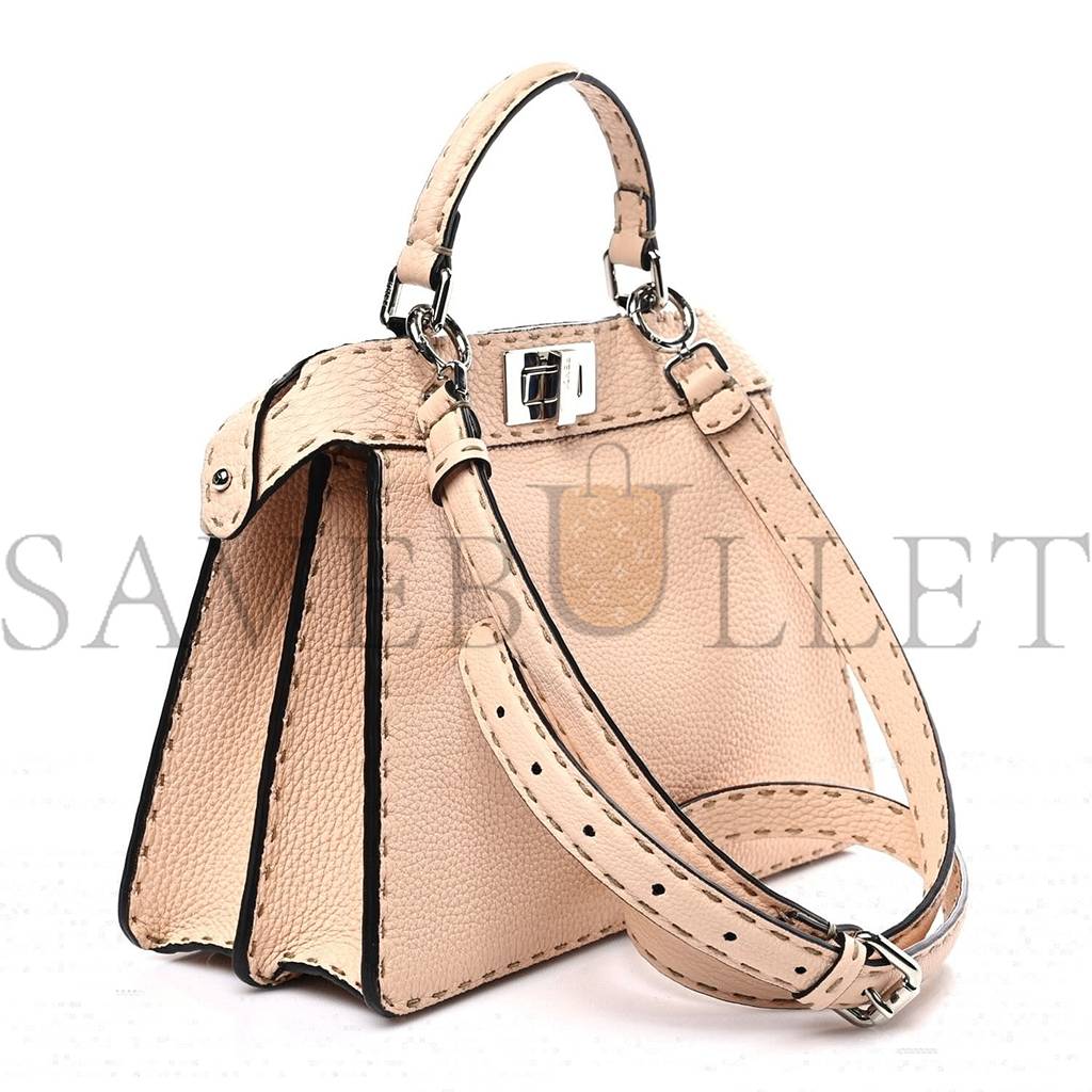 FENDI CUOIO ROMANO SELLERIA CHAMOIS SMALL PEEKABOO I SEE U SATCHEL CIPRIA (27*20*11cm) FENDI CUOIO ROMANO SELLERIA CHAMOIS SMALL PEEKABOO I SEE U SATCHEL CIPRIA (27*20*11cm)