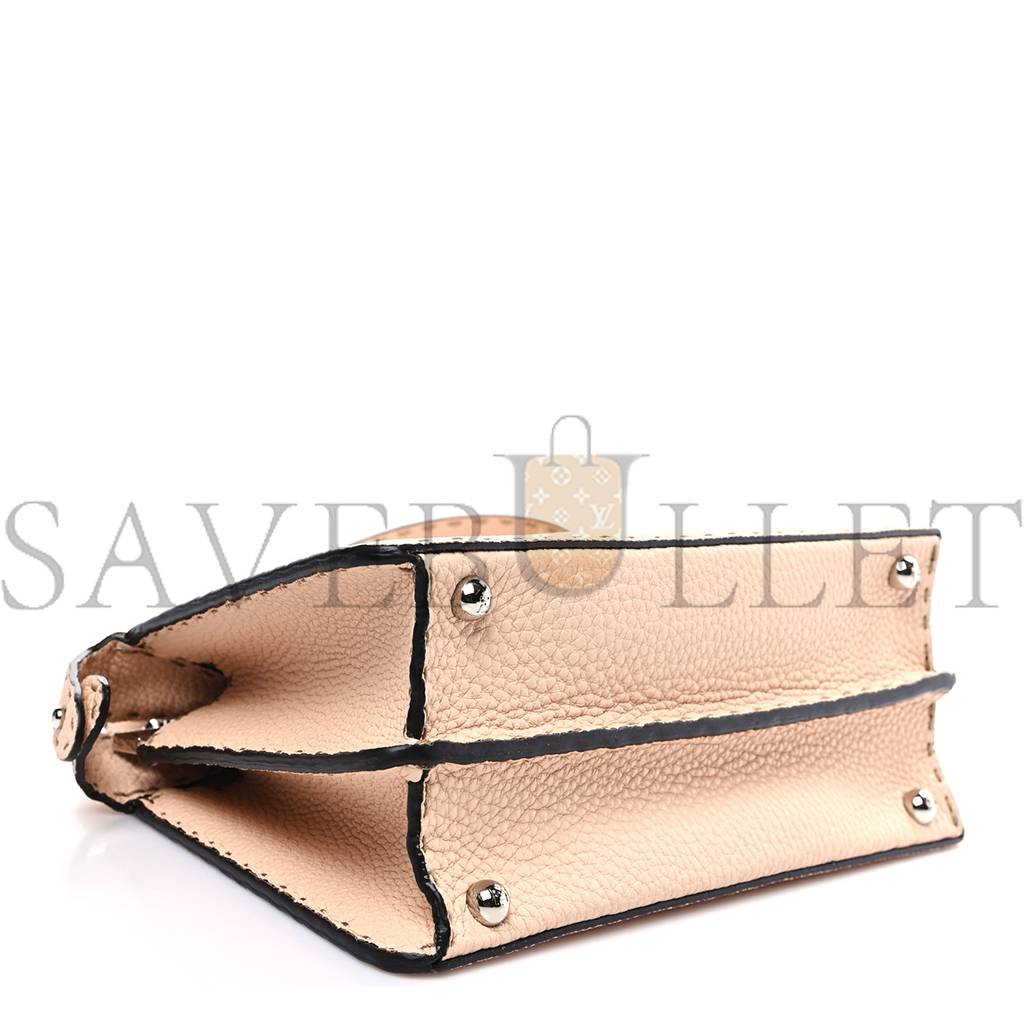 FENDI CUOIO ROMANO SELLERIA CHAMOIS SMALL PEEKABOO I SEE U SATCHEL CIPRIA (27*20*11cm) FENDI CUOIO ROMANO SELLERIA CHAMOIS SMALL PEEKABOO I SEE U SATCHEL CIPRIA (27*20*11cm)