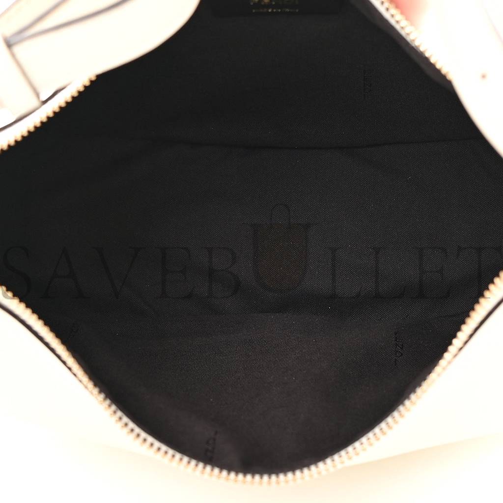 FENDI VITELLO GRACE MATTE SMALL FENDIGRAPHY HOBO BAG WHITE ICE (28*21*8cm) FENDI VITELLO GRACE MATTE SMALL FENDIGRAPHY HOBO BAG WHITE ICE (28*21*8cm)
