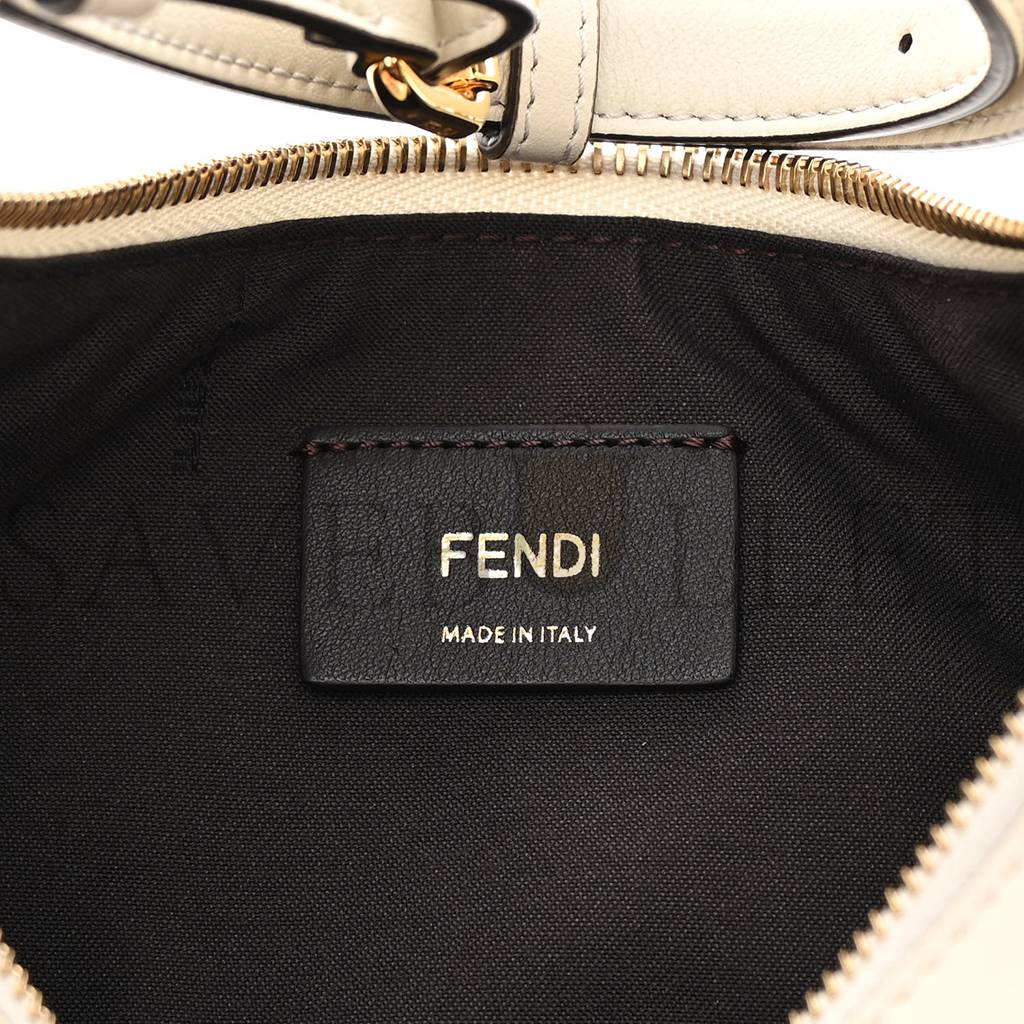 FENDI VITELLO GRACE MATTE SMALL FENDIGRAPHY HOBO BAG WHITE ICE (28*21*8cm) FENDI VITELLO GRACE MATTE SMALL FENDIGRAPHY HOBO BAG WHITE ICE (28*21*8cm)