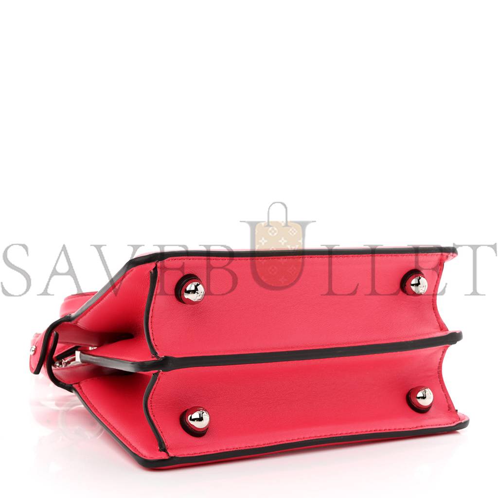 FENDI SHINY NAPPA PETITE PEEKABOO I SEE U SATCHEL LAMPONE (20*15*10cm) FENDI SHINY NAPPA PETITE PEEKABOO I SEE U SATCHEL LAMPONE (20*15*10cm)