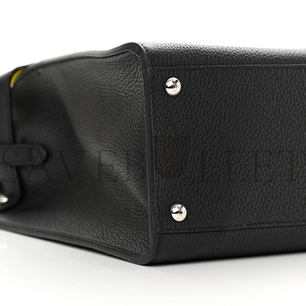 FENDI CUOIO ROMANO FLUO SELLERIA MEDIUM PEEKABOO X-LITE BLACK GIALLO FLUO (29*2*13cm) FENDI CUOIO ROMANO FLUO SELLERIA MEDIUM PEEKABOO X-LITE BLACK GIALLO FLUO (29*2*13cm)
