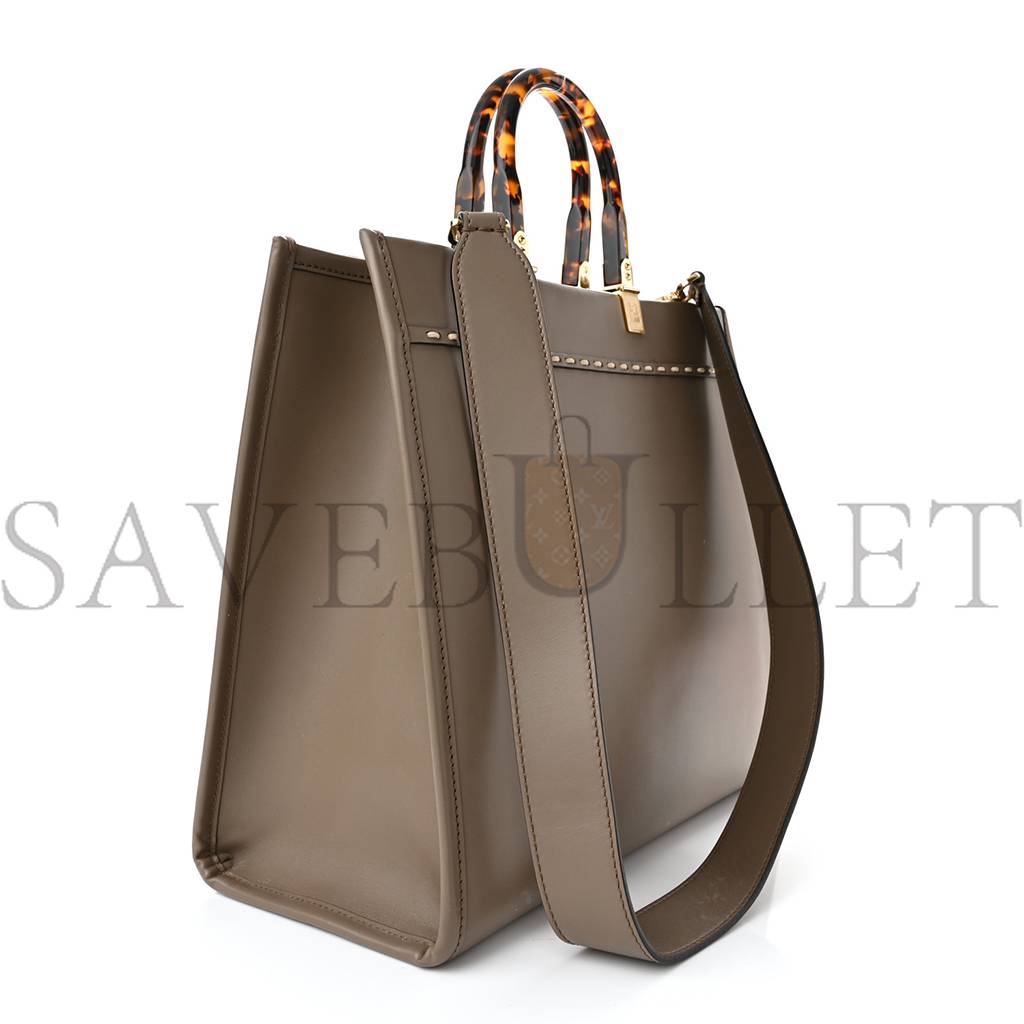 FENDI VITELLO KING PLEXIGLASS ELAPHE PYTHON PRINT MEDIUM FENDI SUNSHINE SHOPPER TOTE TARTUFO DAISY ROCCIA (36*30*15cm) FENDI VITELLO KING PLEXIGLASS ELAPHE PYTHON PRINT MEDIUM FENDI SUNSHINE SHOPPER TOTE TARTUFO DAISY ROCCIA (36*30*15cm)