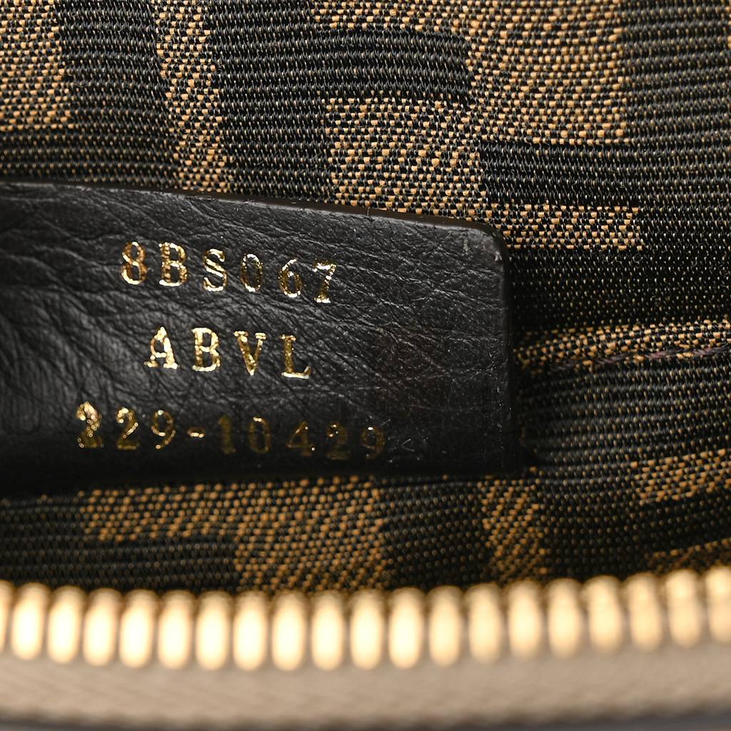 FENDI VITELLO KING PLEXIGLASS LOGO EMBOSSED MINI BY THE WAY TOP HANDLE BOSTON BAG TORTORA (18*11*8cm) FENDI VITELLO KING PLEXIGLASS LOGO EMBOSSED MINI BY THE WAY TOP HANDLE BOSTON BAG TORTORA (18*11*8cm)