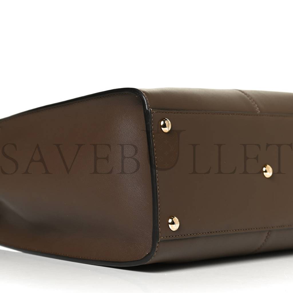 FENDI VITELLO SETA GLAZED FABRIC FF 1974 MEDIUM PEEKABOO X-LITE MAYA MOGANO PANNA (30*25*15cm) FENDI VITELLO SETA GLAZED FABRIC FF 1974 MEDIUM PEEKABOO X-LITE MAYA MOGANO PANNA (30*25*15cm)