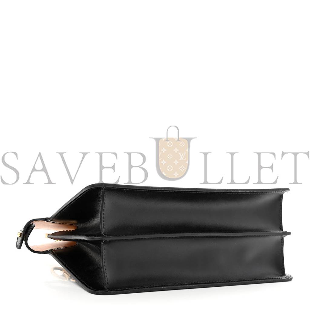 FENDI VITELLO KING LUXOR SHINY NAPPA MEDIUM PEEKABOO I SEE U EAST WEST SATCHEL BLACK LIGHT ROSE (29*18*11cm) FENDI VITELLO KING LUXOR SHINY NAPPA MEDIUM PEEKABOO I SEE U EAST WEST SATCHEL BLACK LIGHT ROSE (29*18*11cm)